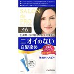 ダリヤ サロンドプロ 無香料ヘアカラー 早染めクリーム 4A アッシュブラウン 1個