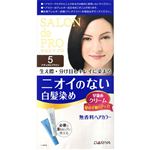 ダリヤ サロンドプロ 無香料ヘアカラー 早染めクリーム 5 ナチュラルブラウン 1個