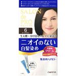 ダリヤ サロンドプロ 無香料ヘアカラー 早染めクリーム 6 ダークブラウン 1個