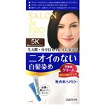 ダリヤ サロンドプロ 無香料ヘアカラー 早染めクリーム 5K 栗色がかったナチュラルブラウン 1個