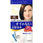 ダリヤ サロンドプロ 無香料ヘアカラー 早染めクリーム 4E エレガントブラウン 1個