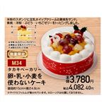 【クリスマス】【M34】タカキベーカリー卵・乳・小麦を使わないケーキ