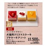 【クリスマス】【M46】ペットライブラリー 犬猫用クリスマスケーキプチケーキアソート