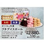 【クリスマス】【A48】【冷凍】オハヨー乳業プチアイスボール54個入り