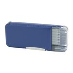 ソニック  えんぴつチェック両面筆入 Wシート補強 うかサポ（ネイビー）