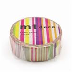 カモ井加工紙 mt 1P マルチボーダー・ビビッド