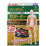 興和 バンテリンコーワ加圧サポーター 腰用固定タイプ 大きめサイズ 1枚 ブラック