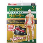興和 バンテリンコーワ加圧サポーター 腰用固定タイプ ゆったり大きめサイズ 1枚 ブラック