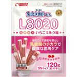 【ペット用】マルカン ゴン太の歯磨き専用ガム SSサイズ L8020乳酸菌入り いちごミルク味 120g