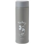 HOME COORDY シンプルマグボトル ミッキー ダークグレー 300ml