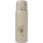 HOME COORDY ワンタッチマグボトル ミッキー グレージュ 500ml