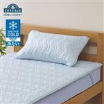 HOME COORDY 春・夏・秋まで長～く使えるリバーシブルコールドまくらパッド ブルー