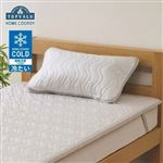 HOME COORDY 春・夏・秋まで長～く使えるリバーシブルコールドまくらパッド グレージュ
