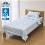 HOME COORDY 春・夏・秋まで長～く使えるリバーシブルコールド肌掛ふとん ブルー シングル