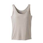 （レディース）ピースフィット COOL 出し入れできるカップ付 タンクトップ（Aベージュ）サイズ XL