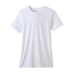 （メンズ）ピースフィット COOL 半袖クルーネックシャツ コットン（シロ）サイズ 3XL