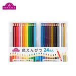 トップバリュ 色鉛筆 24色入