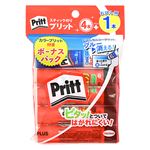 プラス プリットR セリース 強粘着4個＋カラー