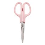 プラス はさみ フィットカットカーブ スタンダード 抗菌グリップ（ピンク）35737