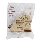 HARIO V60ペーパーフィルター 100枚入り（VCF-01-100M-CP みさらし 01用）