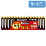 パナソニック アルカリ乾電池 単4 14本組 LR03XJSP 14S