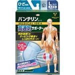 興和 バンテリンコーワ 高通気サポーター ひざ専用 大きめサイズ ライトブルー 1枚