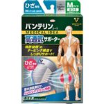 興和 バンテリンコーワ 高通気サポーター ひざ専用 ふつうサイズ シルバーグレー 1枚