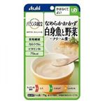 アサヒ バランス献立 なめらかおかず 白身魚野菜クリーム煮 75g