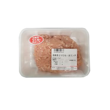 おうちでイオン イオンネットスーパー 国産若鶏むね 皮ミンチ 0g 100g当り98円 本体 おうちでイオン イオンネットスーパー 国産若鶏むね 皮ミンチ 0g 100g当り98円 本体