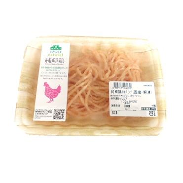 国産 純輝鶏むねミンチ（解凍）250g（100gあたり178円（本体