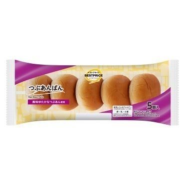 ベストプライス しっとりとしたつぶあんぱん 5個入 | マックスバリュ