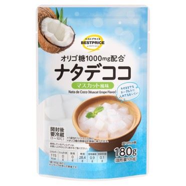 ベストプライス オリゴ糖1000mg配合 ナタデココ マスカット風味 180g