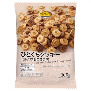 おうちでイオン イオンネットスーパー トップバリュ ベストプライス ひとくちクッキー 100g