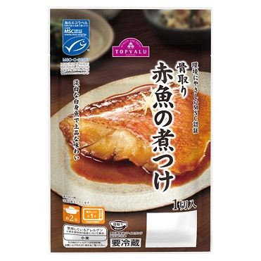 おうちでイオン イオンネットスーパー イオントップバリュmsc 骨取り赤魚煮つけ1切