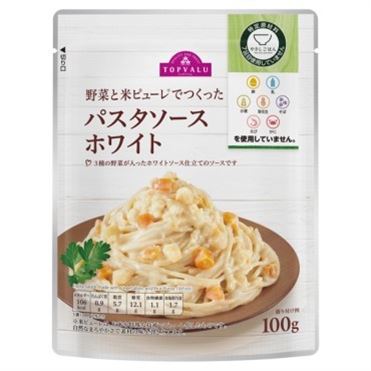 おうちでイオン イオンネットスーパー トップバリュ やさしいごはん パスタソースホワイト 100g