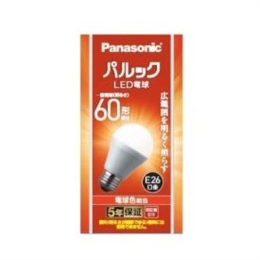 【新品】Panasonic LED電球 広配光 電球色相当 60形 9個セット パナソニック LED電球 広配光 E26口 60形 電球色 | マックスバリュ東海