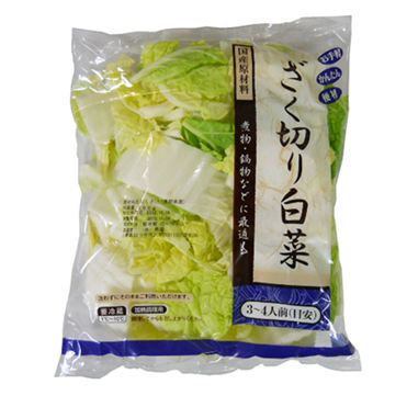 おうちでイオン イオンネットスーパー ざく切り白菜 1袋