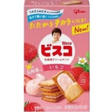 グリコ ビスコいちご 15枚入 | マックスバリュ東海のネットスーパー