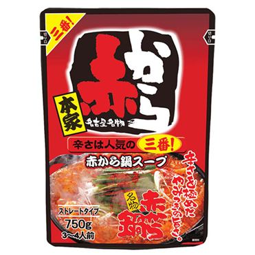 おうちでイオン イオンネットスーパー イチビキ 赤から鍋スープ3番 750g