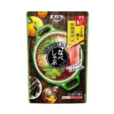 おうちでイオン イオンネットスーパー エバラ食品工業 なべしゃぶ 柑橘醤油つゆ 100gx2袋