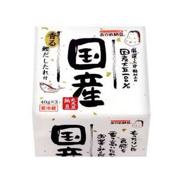 タカノフーズ 国産丸大豆納豆 40g×3 | マックスバリュ東海のネットスーパー
