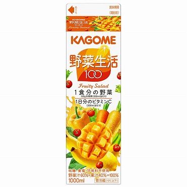 おうちでイオン イオンネットスーパー カゴメ 野菜生活100 マンゴーサラダ ホームパック 1000Ml