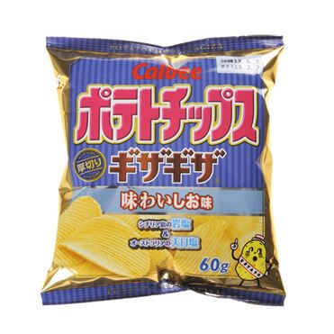 おうちでイオン イオンネットスーパー カルビー ポテトチップス ギザギザ味わいしお 60g