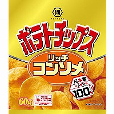 おうちでイオン イオンネットスーパー 湖池屋 ポテトチップス リッチコンソメ 60g