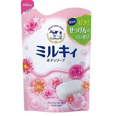 おうちでイオン イオンネットスーパー 牛乳石鹸共進社 ミルキィボディソープ リラックスフローラルの香り 詰替用 400ml