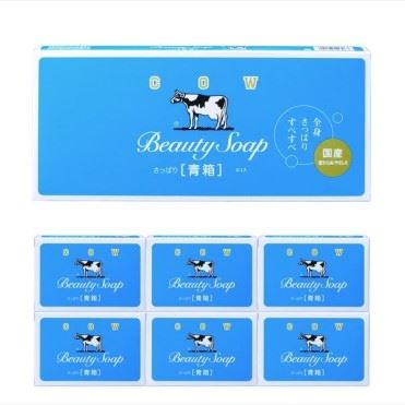 おうちでイオン イオンネットスーパー 牛乳石鹸 カウブランド青箱 85gX6個