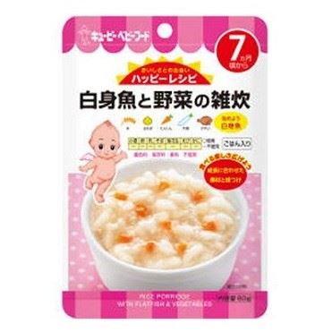 おうちでイオン イオンネットスーパー キユーピー 白身魚と野菜の雑炊 7か月頃から 80g おうちでイオン イオンネットスーパー キユーピー 白身魚と野菜の雑炊 7か月頃から 80g