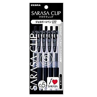 新品未開封未使用　スマブラブラック　5個セット ゼブラ サラサクリップ 0．5黒 5本 PーJJ15ーBK5 | マックスバリュ東海