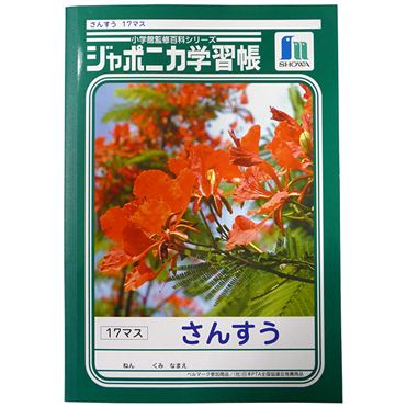 おうちでイオン イオンネットスーパー ショウワノート ジャポニカ 算数 17マス B5 Jl 2 1冊