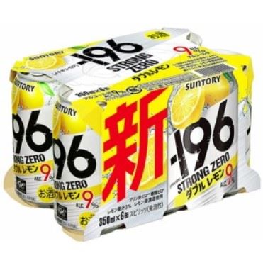 サントリー ー196ストロングゼロ ダブルレモン 350ml×6